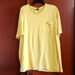 Polo by Ralph Lauren Yellow pocket Tee Sz XXL